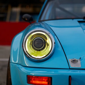 Halo 4 Yellow Chromed AURA[X] - Porsche 911 headlights classic