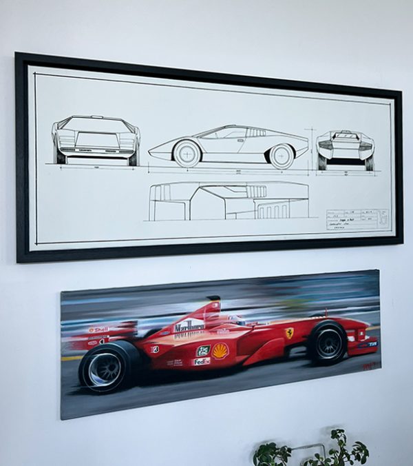 1972 Lamborghini Countach Blueprint