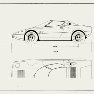 1973 Lancia Stratos Blueprint