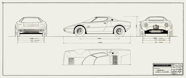 1973 Lancia Stratos Blueprint